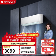 格力（GREE）大1匹 京桂Pro 新一級能效 變頻冷暖 高溫自清潔 純銅管壁掛式空調掛機 KFR-26GW/(26587)FNhAh-B1