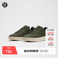 lululemon丨Cityverse 男士運動(dòng)休閑鞋 *棉質(zhì)帆布款 LM9B31S 掛毯綠/天然象牙色/雨林綠 42