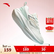 安踏飛夢(mèng)丨女鞋網(wǎng)面舒適輕質(zhì)跑步鞋女2026輕便減震慢跑運動(dòng)鞋通勤 象牙白/泡沫綠/銀/熒光高光粉-2 40