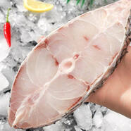 湛江深海赤嘴鳘魚(yú)新鮮特大魚(yú)片米魚(yú)巨大號全中段肉片冷凍淡鹽袋裝 深海野生大鳘魚(yú)/米魚(yú)中段(精品級) 2500g (大花膠魚(yú))