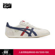 Onitsuka Tiger鬼塚虎男鞋 慢跑鞋透氣輕便男女款運動(dòng)休閑鞋RUNSPARK 白色/藏青色(1183B480-107) 36