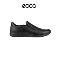 愛(ài)步（ECCO）男鞋休閑鞋 春夏款透氣柔軟舒適豆豆鞋 511744 黑色01001 40 