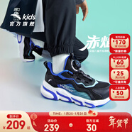 安踏兒童運動(dòng)鞋男女童跑步鞋秋冬季網(wǎng)革旋鈕扣犟彈科技學(xué)生赤焰跑鞋 【男密網(wǎng)】黑/藍/水綠5523J-2 38 鞋內長(cháng)24cm