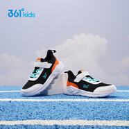 361° 男女童跑鞋 中大童兒童運動(dòng)鞋透氣舒適春秋季跑鞋 橙37