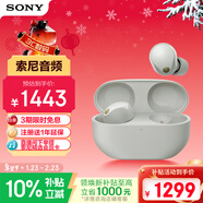 索尼（SONY）WF-1000XM5【政府補貼】真無(wú)線(xiàn)藍牙降噪耳機 新一代降噪豆 智能AI 藍牙5.3 鉑金銀 新年禮物 元旦