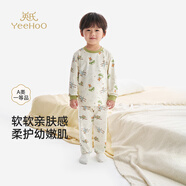 英氏（YEEHOO）兒童家居服男童女童內衣套裝舒適睡衣四季款