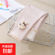 女童冬裝加絨加厚打底褲兒童秋冬季一體絨外穿洋氣寶寶保暖長(cháng)褲子 米杏色【1條裝】加絨款 110 建議體重【28-32斤】