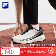 斐樂(lè )（FILA）BOA柔云3+路跑鞋男鞋運動(dòng)鞋戶(hù)外跑步鞋 杰出白/駿馬黑-BB 40