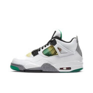 白水泥aj4代球鞋男鞋女鞋白綠薄荷綠小白水泥莆田鞋子 白綠 41