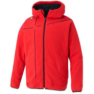 迪桑特（DESCENTE）新款男士抓絨夾克外套 秋冬運動(dòng)防風(fēng)衣保暖風(fēng)衣日本直郵DBX2660C RED（紅色） 3XL （日碼XA）