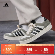 adidas「小鋸齒」D-PAD CLASSIC美高風(fēng)籃球風(fēng)板鞋男女阿迪達斯   遺跡綠/漢玉白   42