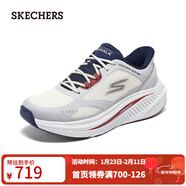 斯凱奇（Skechers）男士健步鞋216351 白色/海軍藍色/WNV 42.5
