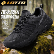 樂(lè )途登山鞋男鞋春季皮面戶(hù)外運動(dòng)鞋防滑耐磨越野徒步鞋子男黑色41