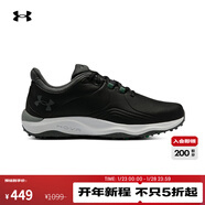 安德瑪（Under Armour）Drive Pro男子寬版無(wú)釘運動(dòng)高爾夫鞋3026921 黑色002 40