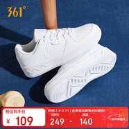 361°運動(dòng)女鞋春夏季學(xué)生復古厚底增高小白休閑板鞋子女682116601F-7