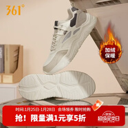 361°運動(dòng)男鞋加絨保暖棉鞋冬季男士復古厚底休閑老爹鞋子672446738-1