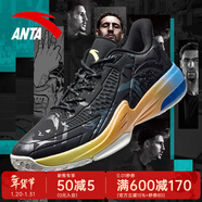 安踏（ANTA）KT3team|籃球鞋男春季新款湯普森防滑減震學(xué)生男士實(shí)戰運動(dòng)鞋子 【KT3-低幫版】基礎黑/碳灰-2 45