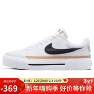 耐克NIKE板鞋女經(jīng)典緩震COURT LEGACY運動(dòng)鞋DM7590-100白37.5