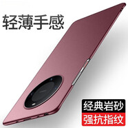 辰鋒【輕薄手感】華為mate60pro手機殼魅特60商務磨砂抗指紋保護套Pro+簡約超薄散熱防摔硬外殼 【玫紅色】輕薄裸感·抗指紋 mate60RS保時捷
