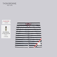 THOM BROWNE[TB]湯姆布朗[特選優(yōu)惠]童裝條紋尼龍兒童泳褲 海軍藍 100