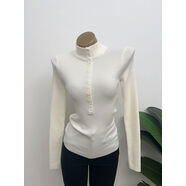 店主自留韓國女裝真心舒服好搭配懶范兒高領(lǐng)針織打底衫秋冬 白色