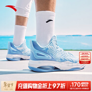 安踏（ANTA）KT籃球鞋男湯普森運動(dòng)鞋男緩震防滑防側翻實(shí)戰比賽氣墊球鞋子男 【KT3 team】2代瀑布藍/迷霧藍-3 44 (270mm)