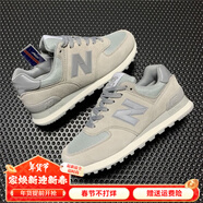 新百倫官方男鞋國產(chǎn)學(xué)生574紐百倫女鞋百搭秋冬款運動(dòng)NEW巴倫體考跑步鞋 銀灰男女同款 40
