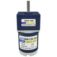 協(xié)偉制選2D15GN直流速電機15W有刷電動(dòng)機微型24V12永磁低速調速馬 12V24V30K-70R106R