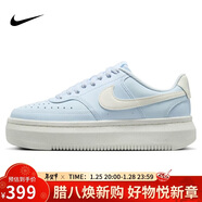 耐克（NIKE）女子休閑鞋NIKE COURT VISION運動(dòng)鞋DZ5394-400天藍白 36