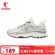 喬丹女鞋網(wǎng)面透氣休閑鞋復古老爹鞋學(xué)生輕便戶(hù)外跑步鞋運動(dòng)鞋子女 淡灰/樺白色 35