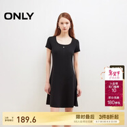 ONLY 2025春季優(yōu)雅百搭純色A字針織短裙連衣裙女|125161017