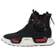 李寧紐約時(shí)裝周走秀款運動(dòng)鞋潮流男鞋休閑鞋跑步鞋AGBN054 AGBN054-3 標準黑/公牛紅 39.5