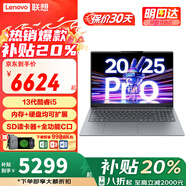 聯(lián)想小新Pro16 2026補貼20%筆記本電腦13代旗艦酷睿i5高性能超輕薄大屏設計師商務(wù)辦公學(xué)生游戲全能本 標壓i5-13420H 24G 2T|小新16定制 定制升級版 大屏低藍光護眼 預裝of