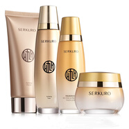 九美子蜂皇透亮護膚品水乳套裝補水保濕滋潤緊致抗皺改善細紋護膚正品女 【4件套】潔面+柔膚水+乳液+保濕霜