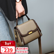 YUYULA包包女包牛皮單肩斜挎包品牌媽媽包中年生日情人節禮物送女友老婆