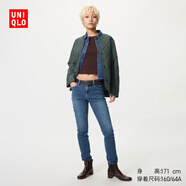 優(yōu)衣庫女裝高彈力緊身牛仔褲/水洗產(chǎn)品26春夏新款484430 66 藍色 29 /165/74A