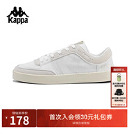 卡帕（Kappa）背靠背板鞋女款2026新款透氣運動(dòng)鞋復古輕便休閑鞋男款K0EY5CC08F 奶白-012 41
