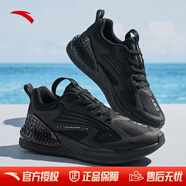 安踏（ANTA）【C37+】女鞋運動(dòng)鞋冬季透氣舒適跳繩鞋休閑軟底跑步鞋子 黑/白-5 39 (245mm)