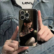 越忠適用蘋(píng)果17ProMax手機殼iPhone16/14新款15Pro全包13/12馬年11男女通用xsxr保護套7可愛(ài)8PLUS 蘋(píng)果17 太空殼-透明-LKYF紋身玫瑰女孩