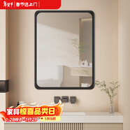 安爾雅浴室鏡子貼墻衛生間鏡子壁掛化妝鏡女生臥室梳妝小鏡子