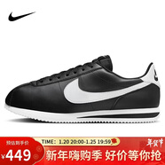 耐克NIKE休閑鞋男子板鞋阿甘鞋CORTEZ運動(dòng)鞋DM4044-001黑白44