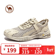 駱駝牌 男鞋透氣緩震網(wǎng)面鞋百搭休閑鞋戶(hù)外運動(dòng)鞋W112309230杏色43
