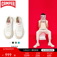 CAMPER男鞋 Drift Trail 復古老爹鞋百搭休閑經(jīng)典厚底系帶跑鞋 白色007 39