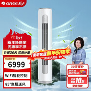 格力（GREE）3匹 京爽Pro 新一級能效變頻冷暖 wifi智控 純銅管立柜式空調柜機KFR-72LW/(72504)FNhAe-B1(WIFI)