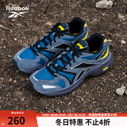 銳步銳步官方男女款PREMIER ROAD拼接鞋面復古跑鞋 100070274-中性款 普魯士藍 43