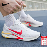 耐克（NIKE）男鞋復古跑鞋2026新款春季時(shí)尚潮流運動(dòng)鞋舒適耐磨輕便復古跑步鞋 白紅金弧-110 【新年主推】 44.5