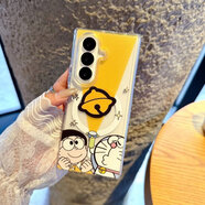 磁吸折疊哆啦A夢(mèng)適用Fold6透明手機殼ZFold7防摔flod4samsung支架galaxyfold5新款卡通Magsafe保護 鈴鐺哆啦/吸充電/透明軟邊硬殼 Galaxy Z Fold7