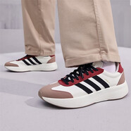 阿迪達斯（adidas）三葉草跑步鞋男鞋2026春季新款減震運動(dòng)鞋低幫輕便透氣休閑鞋 JR7000漢玉白色/木炭灰/粉棕色/CITY RNR 42.5 (265mm)