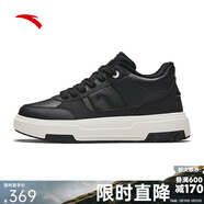安踏（ANTA）運動(dòng)休閑耐磨運動(dòng)板鞋休閑鞋 基礎黑/象牙白-2 39