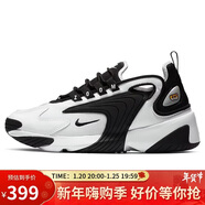 耐克NIKE 女子 休閑鞋 氣墊  ZOOM 2K 運動(dòng)鞋 AO0354-100白36.5